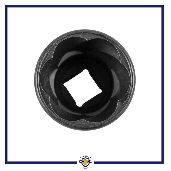 KIT DI BUSSOLE TWIST PER ESTRAZIONI DADI SICUREZZA 1/2”  6PEZZI 17-19-21-23-27MM