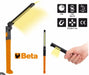 BETA torcia lampada sottile 3 LED snodata ricaricabile magnetica portatile 200LM