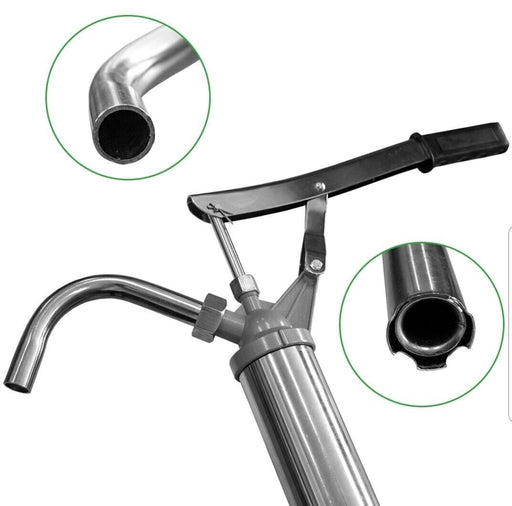 POMPE MANUELLE POUR VERSER DU GAZOLE SUR LIQUIDES BLEU 20L 50L 200L FÛTS