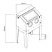 CABINA DI SABBIATURA PROFESSIONALE 220L