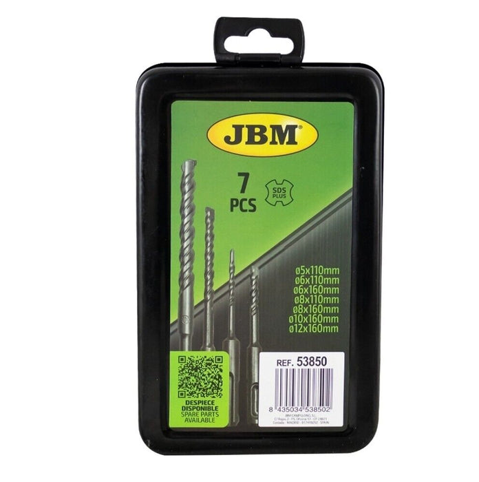 Punte Trapano Muro SDS Plus 5-12mm Set 7pz a Percussione