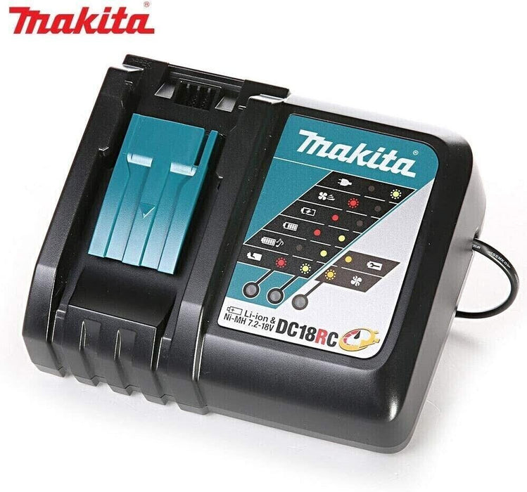 MAKITA CARICABATTERIE DC18RC  RAPIDO 18V ORIGINALE