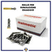 50 PEZZE RAPPEZZI RIPARAZIONE PNEUMATICI TUBELESS 45MM UP45 RULLO OMAGGIO 50PZ