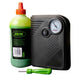 KIT SMART REPAIR SET COMPRESSORE LIQUIDO 500ml GONFIA E RIPARA AUTO MOTO+ Guanti