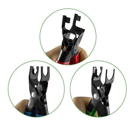 Set Pinze Piatte per Scollegare Tubo del Carburante kit 3 pezzi