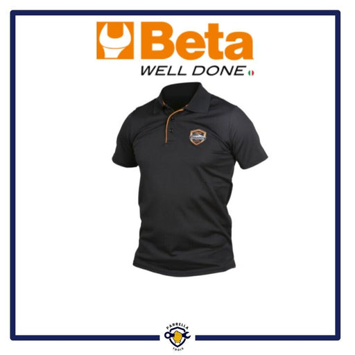 POLO BETA GARAGE IN POLIESTERE TRASPIRANTE 175G  COLORE NERO TAGLIA L