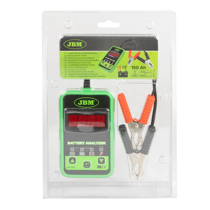 TESTER BATTERIA DIGITALE AUTO MOTO 12V 150AH