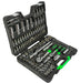 VALIGIA SET CHIAVI A BUSSOLA 108 PEZZI VANADIUM CROME CON CRICCHETTO E TORX