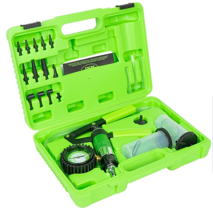 TESTER KIT SPURGO FRENI VACUOMETRO MANUALE POMPA A VUOTO 