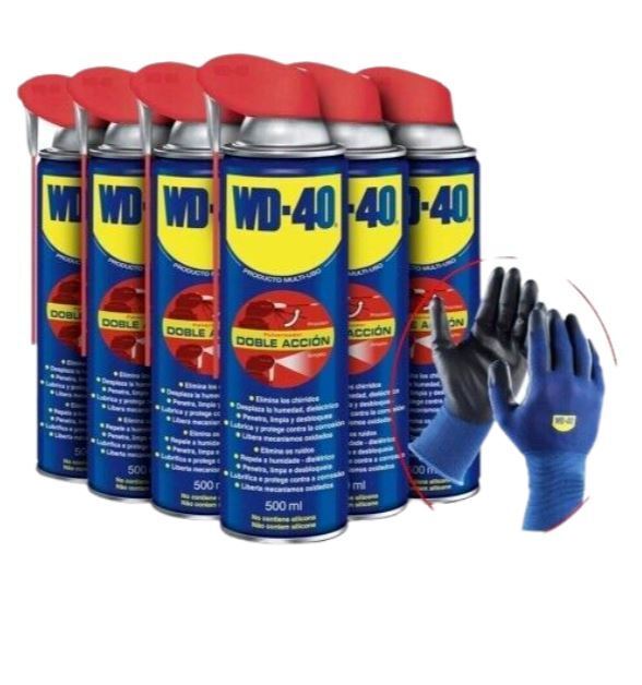 WD40 Svitol Sbloccante lubrificante  Multiuso Promo Pack 6 Pz + Guanti