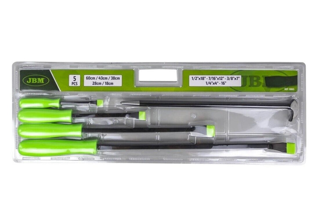 LEVE SET 5 PEZZI UTENSILI OFFICINA MECCANICO GOMMISTA CARROZZERIA PROFESSIONALI