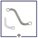 SET CHIAVI POLIGONALI DOPPIE A "S" 6 PEZZI DA 8A19 + MODULO IN FIBRA DI CARBONIO