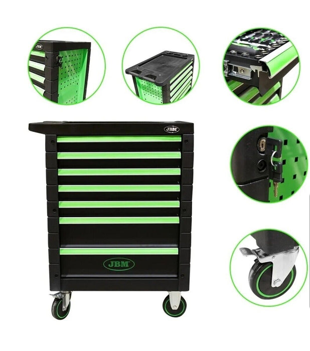 Carrello portautensili da officina con 7cassetti portattrezzi attrezzi 172 pz