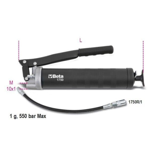 INGRASSATORE POMPA MANUALE BETA 1750 PER GRASSO 400/500CC OPPURE GRASSO SFUSO