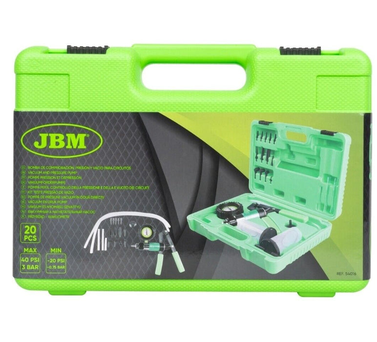 TESTER KIT SPURGO FRENI VACUOMETRO MANUALE POMPA A VUOTO 
