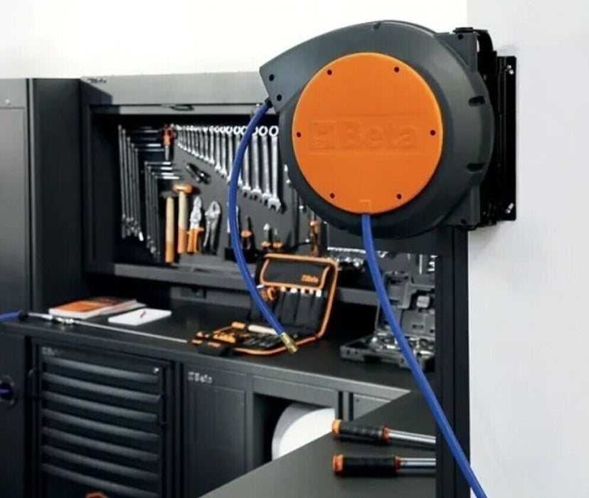 Avvolgitubo BETA automatico per aria compressa e acqua 16 mt  1900M 10x15 mm