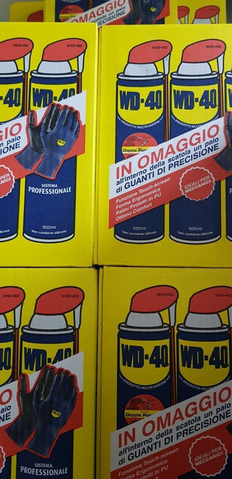 WD40 Svitol Sbloccante lubrificante  Multiuso Promo Pack 6 Pz + Guanti