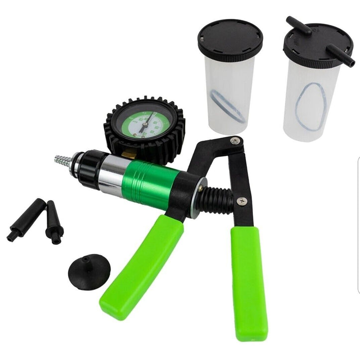 TESTER KIT SPURGO FRENI VACUOMETRO MANUALE POMPA A VUOTO 