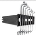 SET SERIE 7 CHIAVI POLIGONALI DOPPIE CURVE CON CUSTODIA DA 6 A 19 MM