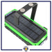 LAMPADA TORCIA DA LAVORO RICARICABILE USB E LUCE SOLARE 800LM BASE MAGNETICA