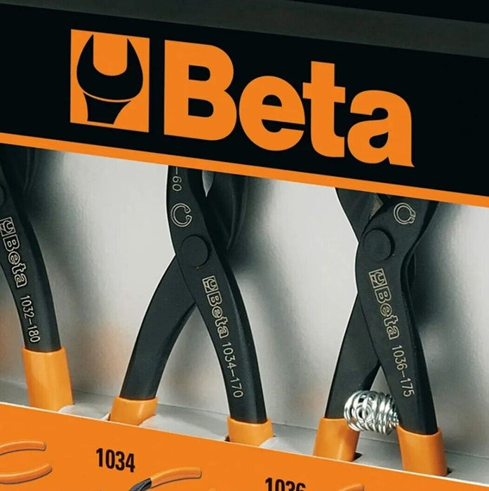 Pinze Seeger per Anelli Elastici di Sicurezza 4 Pezzi BETA TOOLS 1031/S4