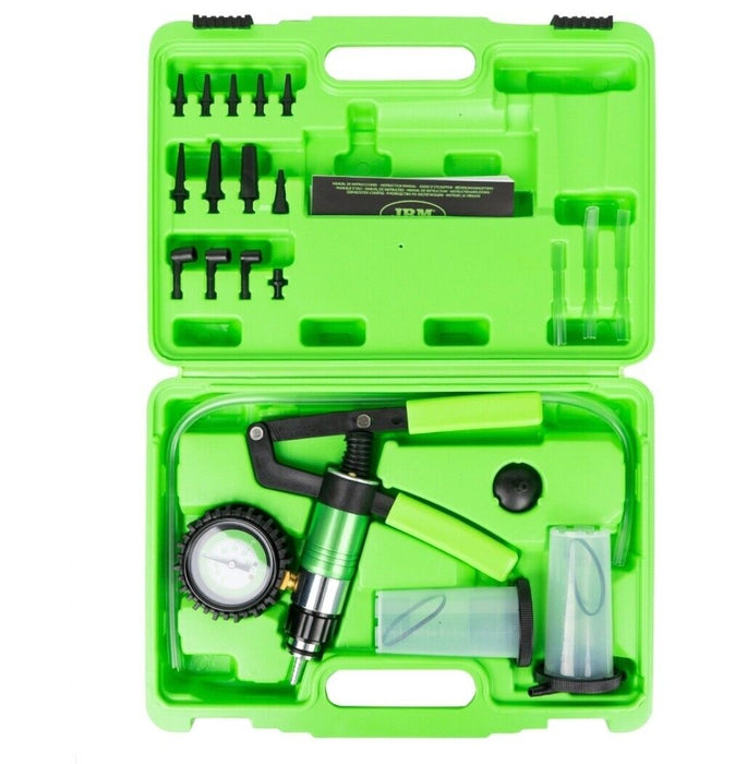 TESTER KIT SPURGO FRENI VACUOMETRO MANUALE POMPA A VUOTO 