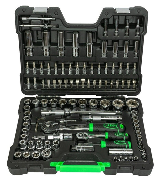 VALIGIA SET CHIAVI A BUSSOLA 108 PEZZI VANADIUM CROME CON CRICCHETTO E TORX