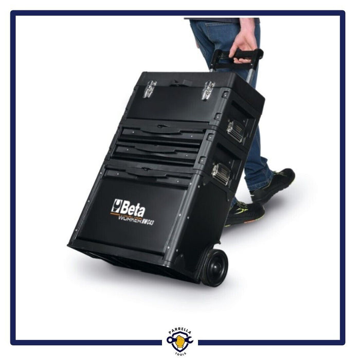 VALIGIA TROLLEY PORTA ATTREZZI BETA WORKER BW C43 MODULI SOVRAPPONIBILI