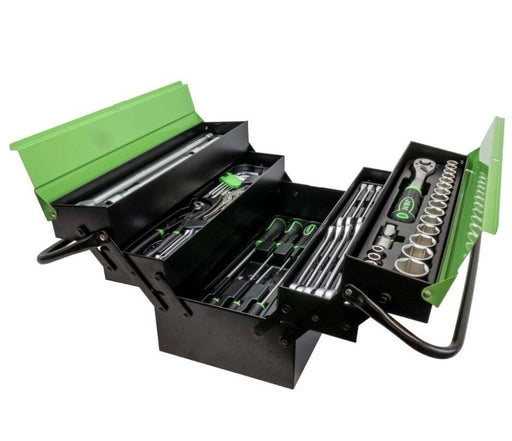 SET VALIGETTA CASSETTA DEGLI ATTREZZI 64 PEZZI METALLO E CROMO VANADIO PORTATILE