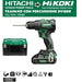 TRAPANO AVVITATORE A PERCUSSIONE HIKOKI HITACHI DV18DE SOLO CORPO MACCHINA