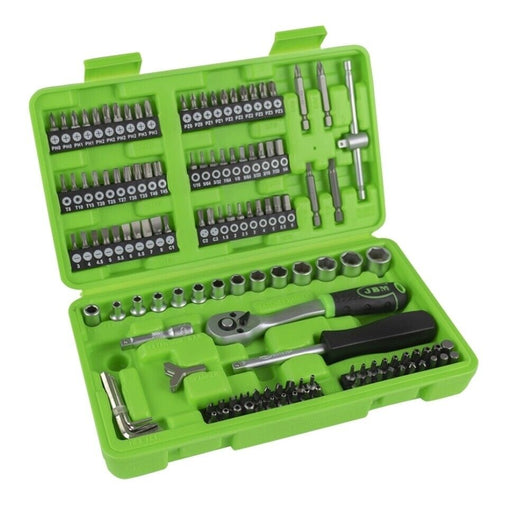 VALIGIA SET INSERTI E PUNTE DA 130 PEZZI CRICCHETTO 1/4