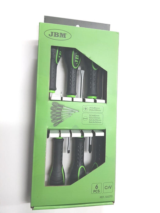 Set Cacciaviti Giraviti kit 6 pz - 2 a Croce e 4 Piatti Magnetico