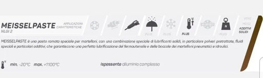 CARTUCCE GRASSO NILS MEISSELPASTE PASTA AL RAME MARTELLONI IDRAULICI400gr - 10PZ