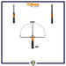BETA TORCIA LAMPADA DA LAVORO MAGNETICA A LED RICARICABILE SNODATA 180° 700LUMEN