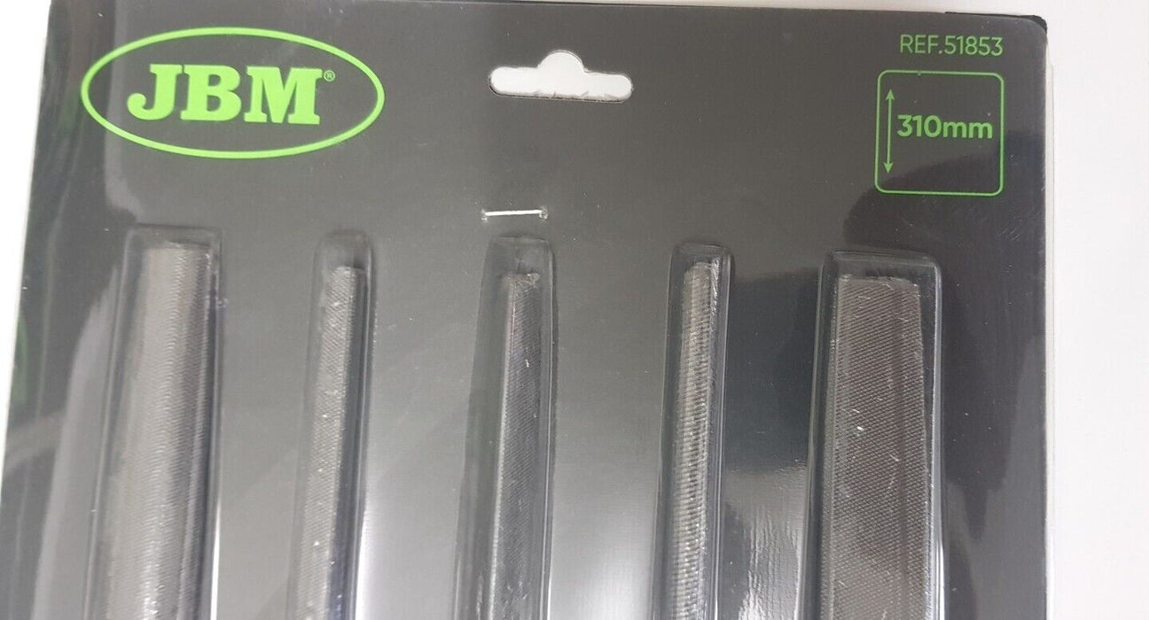 Lime raspe per acciaio ferro e metalli 5 pz da 310 mm professionali  