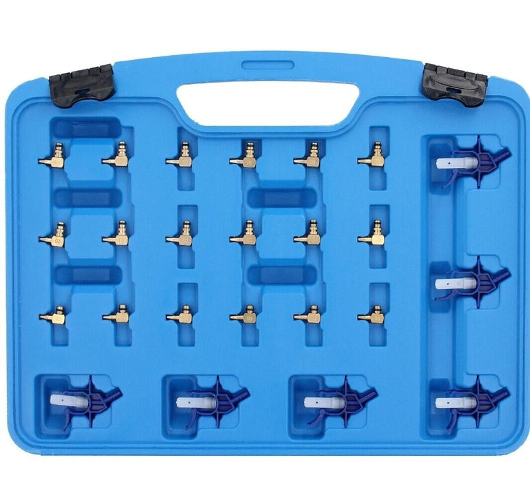 Tester Diesel Misuratore Flusso Adattatore Set Iniettore Common Rail 6 Cilindri