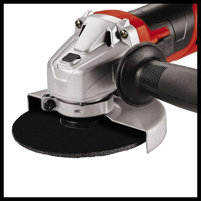 Einhell Smerigliatrice angolare da 115 mm TC-AG 115/750 | 750 W, avviamento graduale, blocco mandrino aggiuntiva, da 4 pollici con disco per taglio,levigatura, molatura e lucidatura,Versione 2024 [Classe di efficienza energetica A+]