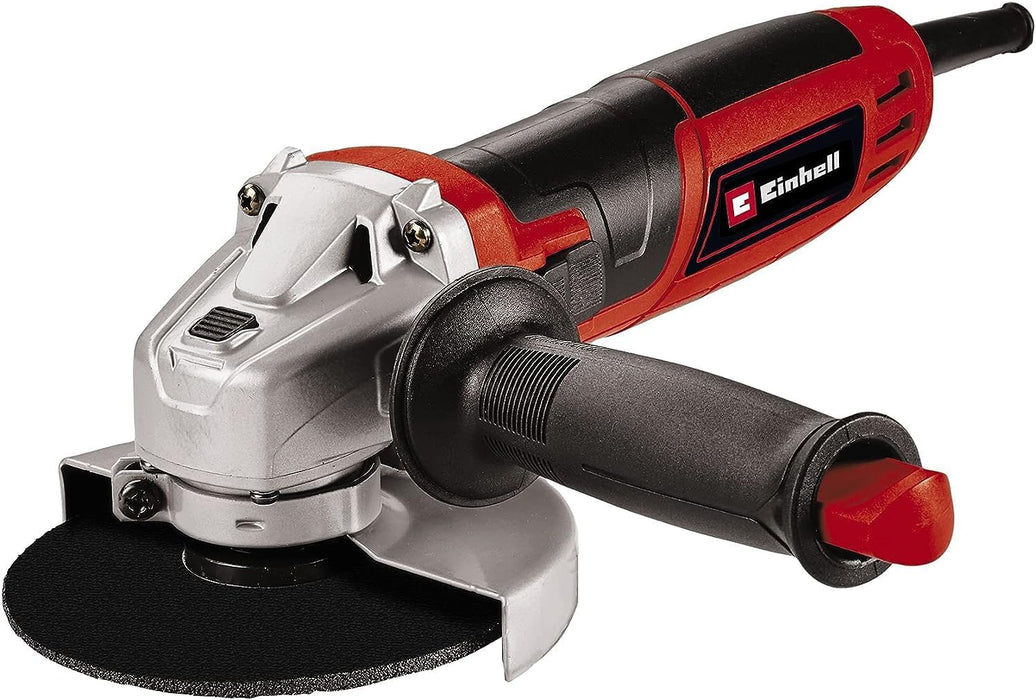 Einhell Smerigliatrice angolare da 115 mm TC-AG 115/750 | 750 W, avviamento graduale, blocco mandrino aggiuntiva, da 4 pollici con disco per taglio,levigatura, molatura e lucidatura,Versione 2024 [Classe di efficienza energetica A+]